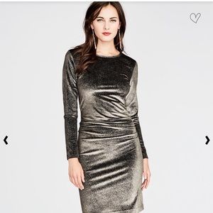 Rachel Roy Draped Long Sleeve Dress
